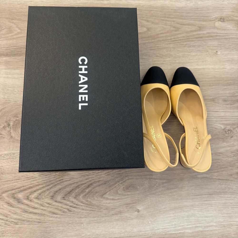 Chanel Slingback Heels